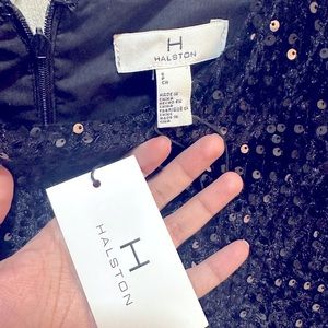 Black, long sleeve dress